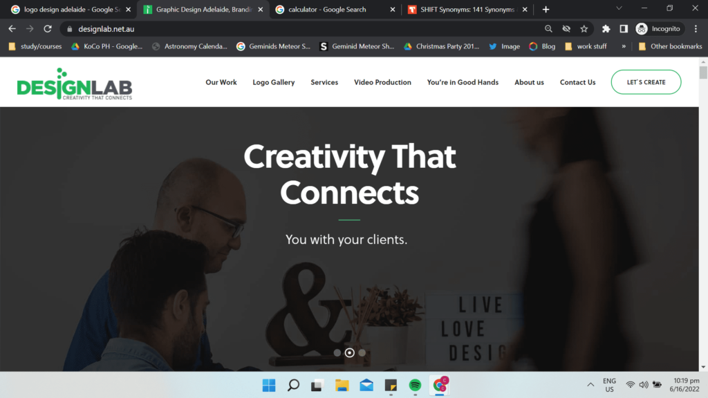 Design Lab Homepage