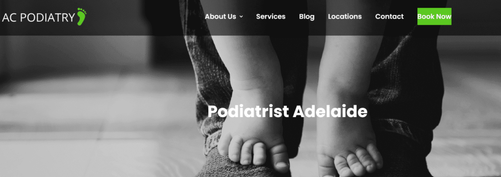 AC Podiatry - Adelaide CBD Homepage