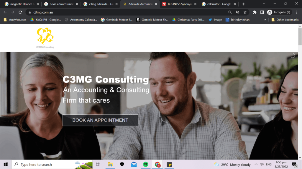 C3MG Consulting Homepage