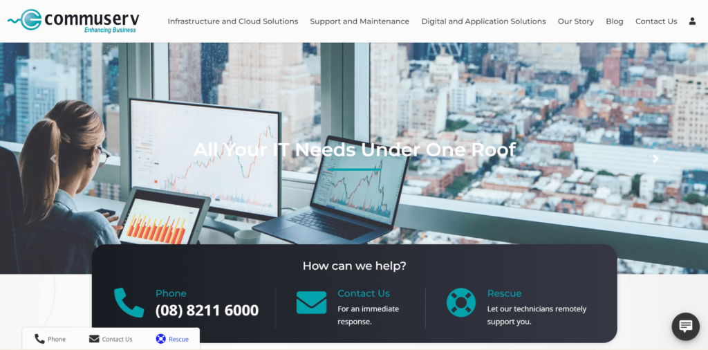 Commuserv Homepage