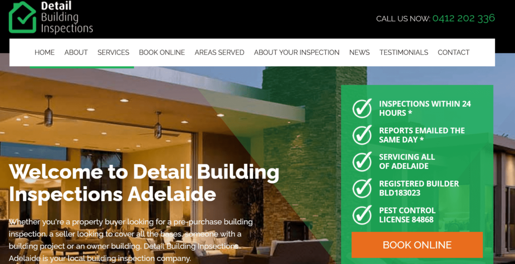 Detail Building Inspections Adelaide Homepage