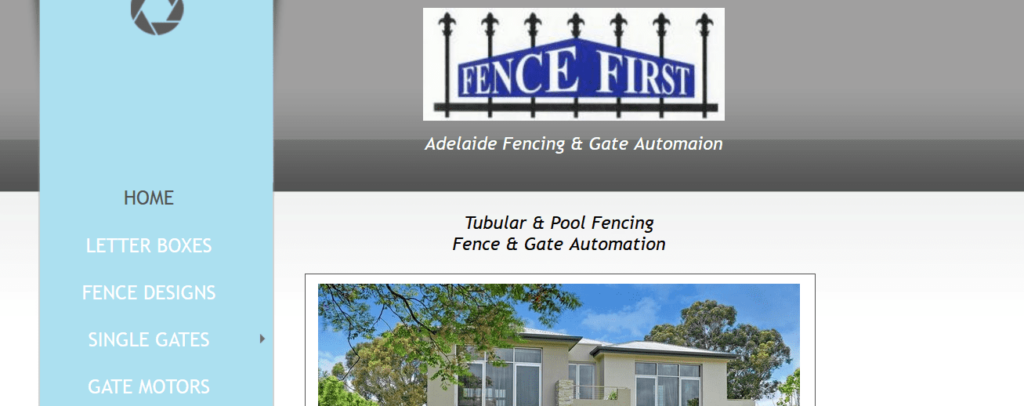 Fence First - Adelaide Fencing & Gate Automation Homepage