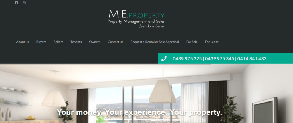 M.E. Property - Property Management and Sales Adelaide Homepage