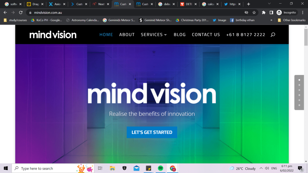 MindVision Homepage
