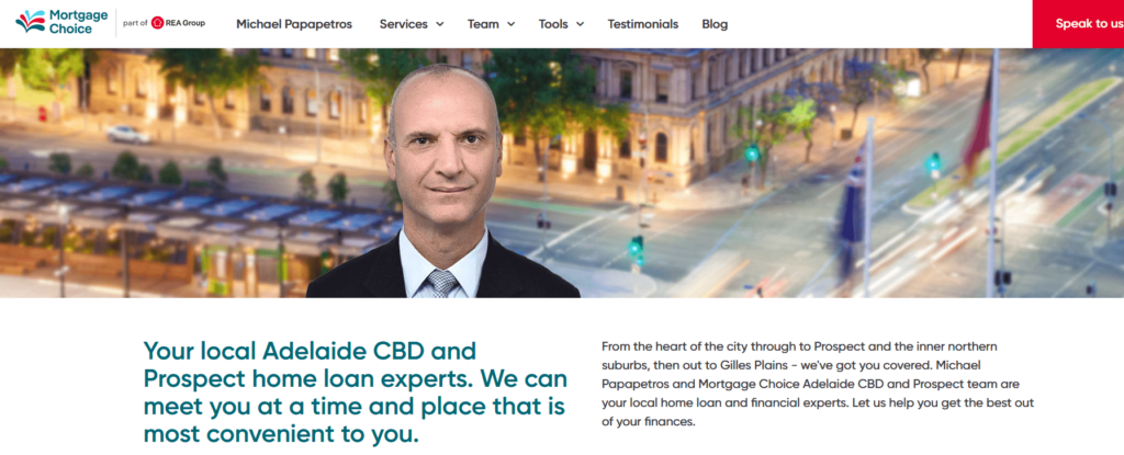 Mortgage_Choice_Michael_Papapetros Homepage