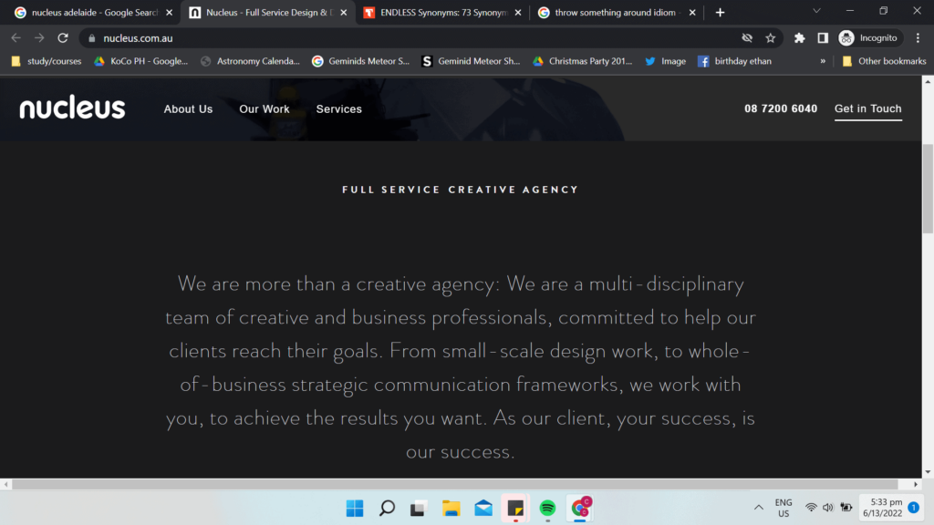 Nucleus Homepage