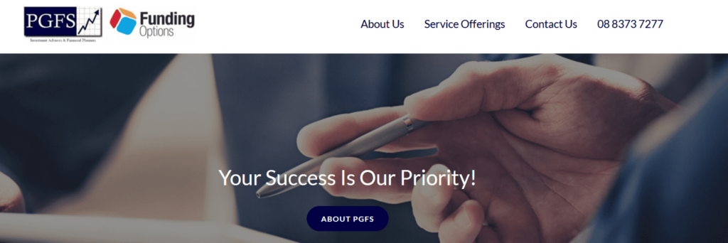 PGFS PTY Ltd. Homepage