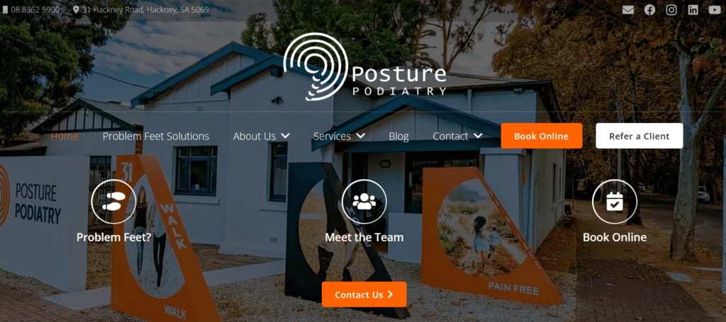 Posture Podiatry - Podiatrist Adelaide Homepage