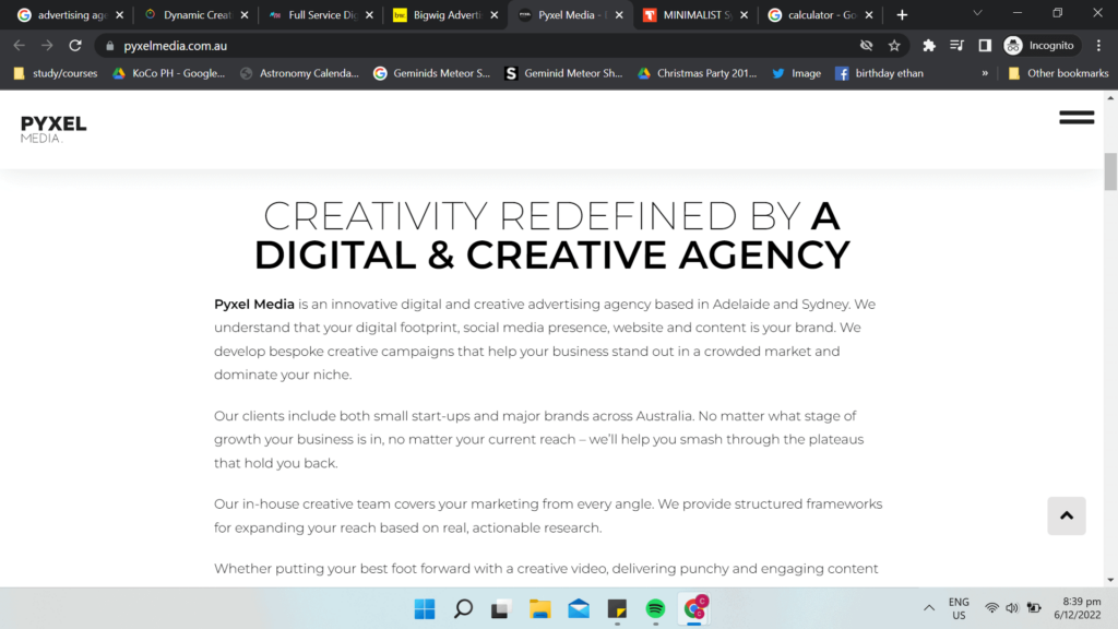 Pyxel Media Homepage