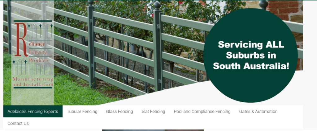 Reliance Fencing Homepage