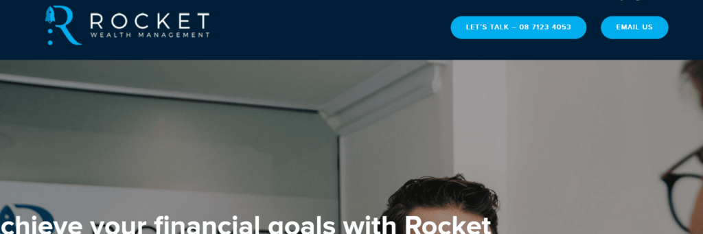 Rocket Wealth Management Homepage