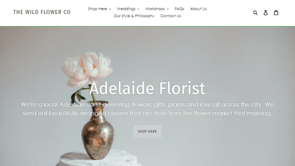 The Wild Flower Company Homepage