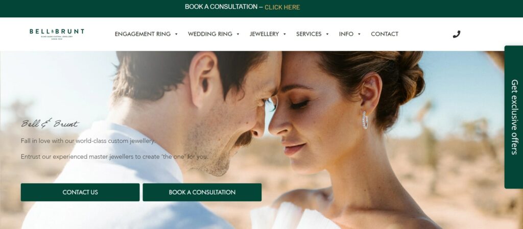 Bell & Brunt Jewellers Homepage