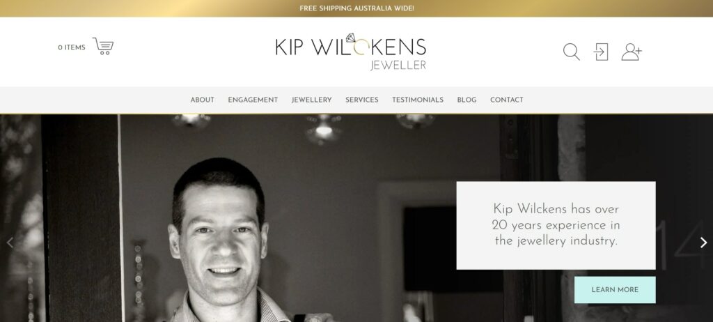 Kip Wilckens Jeweller Homepage