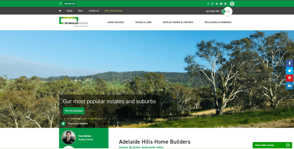 Stroud Homes Homepage