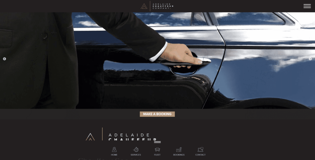 Adelaide Chauffeur Company Homepage