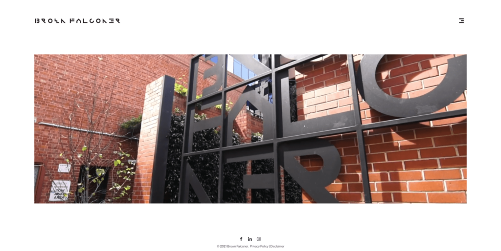Brown Falconer Homepage