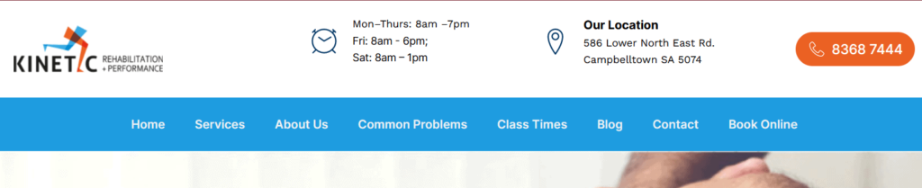 Kinetic Rehabilitation + Performance - Physio Adelaide Homepage