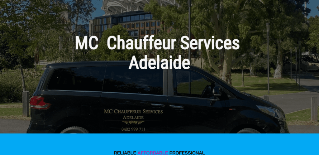MC Chauffeur Services Adelaide Homepage