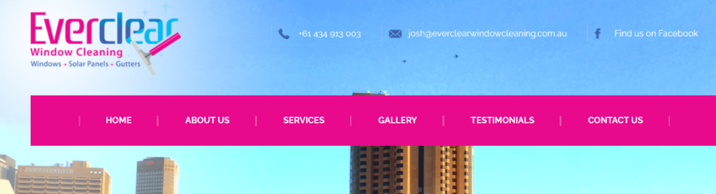 Everclear Window Cleaning Homepage