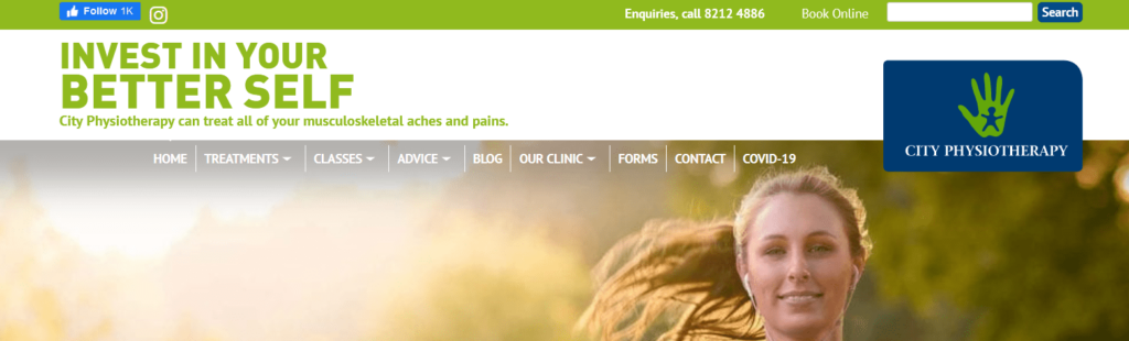 City Physio Homepage