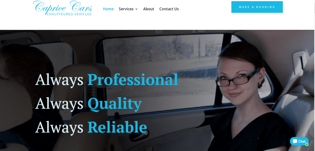 Caprice Cars Chauffeured Vehicles Homepage