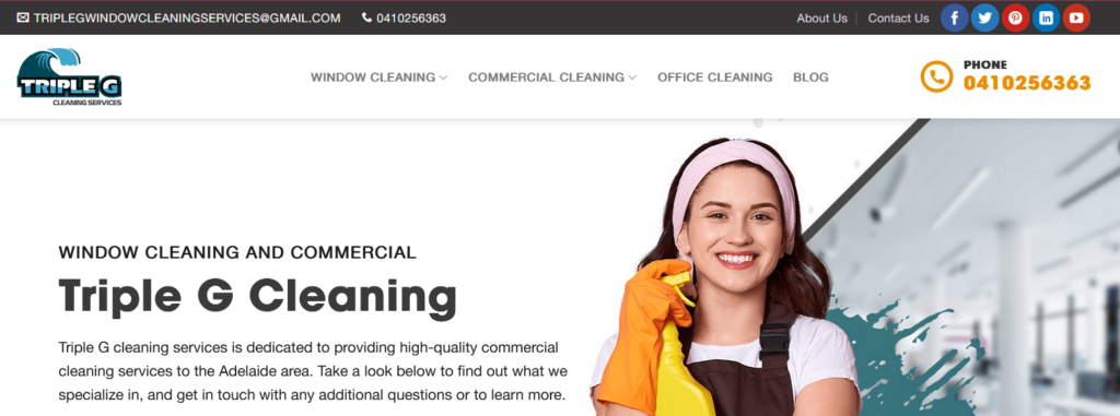 Triple G Cleaning Homepage