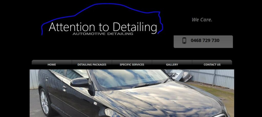 Attention to Detailing Homepage