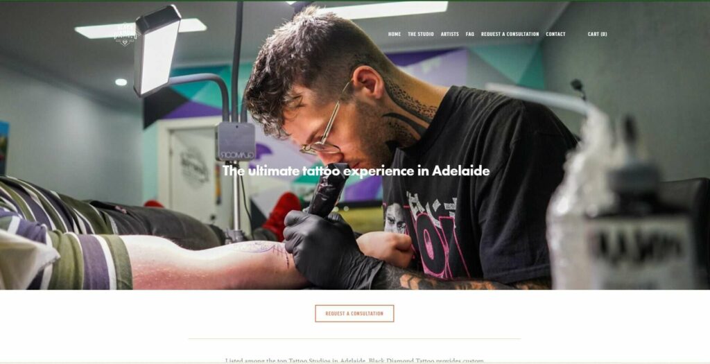 Black Diamond Tattoo Homepage