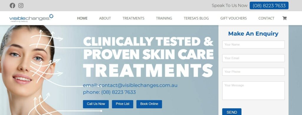 Visible Changes Homepage