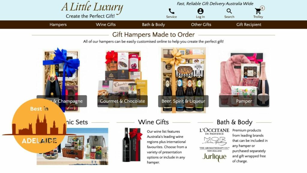 A Little Luxury' Homepage