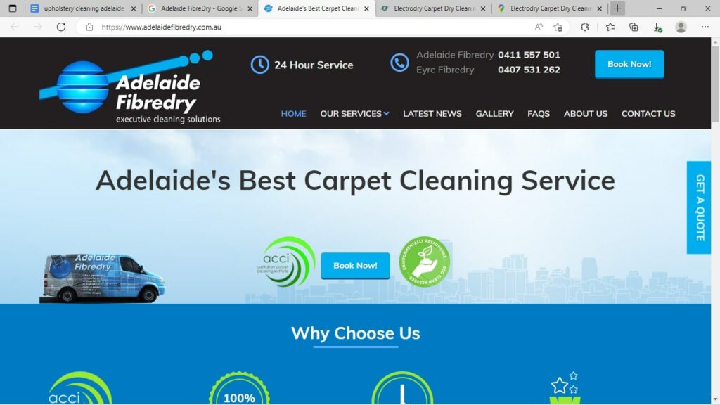 Adelaide FibreDry' Homepage