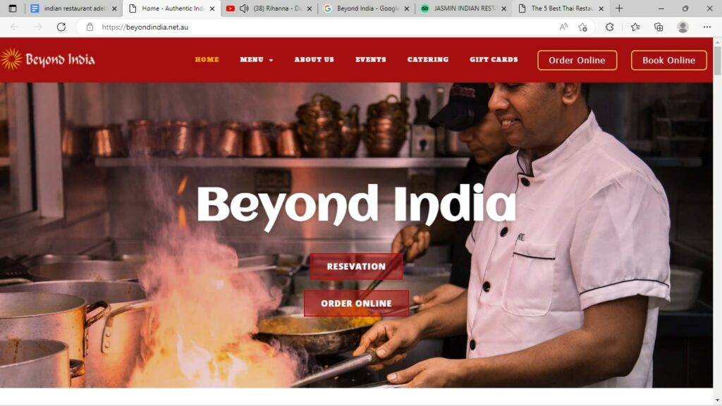 Beyond India' Homepage