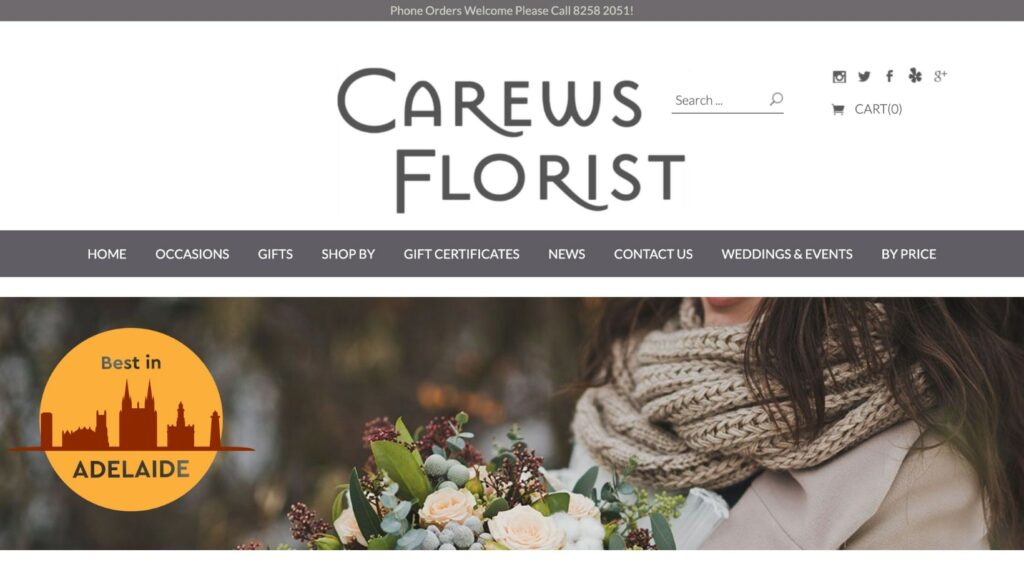 Carews Florist' Homepage