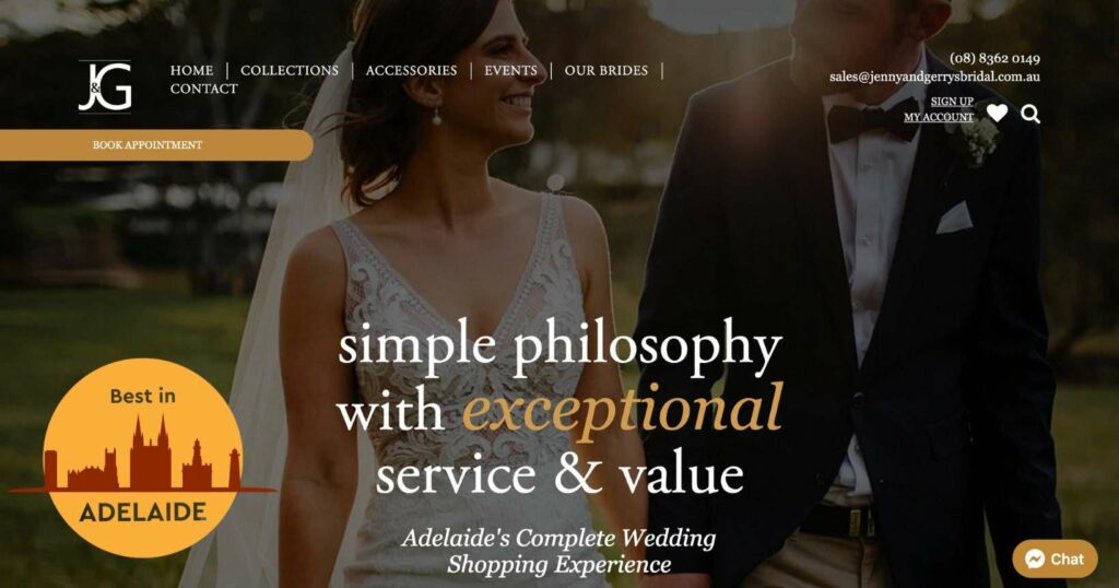 jenny and gerry's bridal