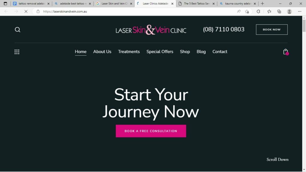 Laser Skin and Vein Clinic' Homepage