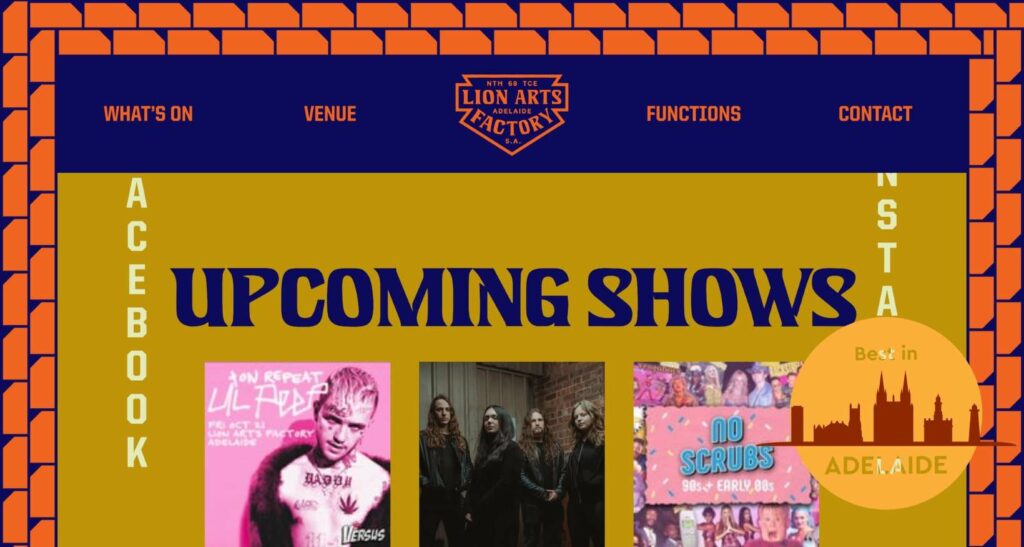 Lion Arts Factory Homepage