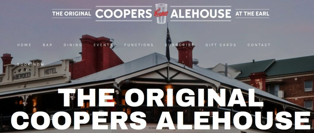 The Original Coopers Alehouse Homepage