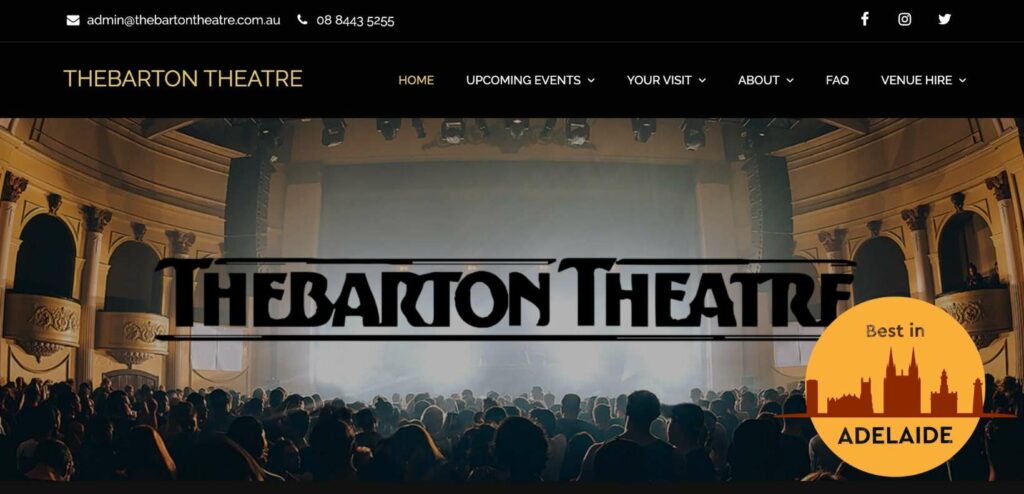 Thebarton Theatre Homepage