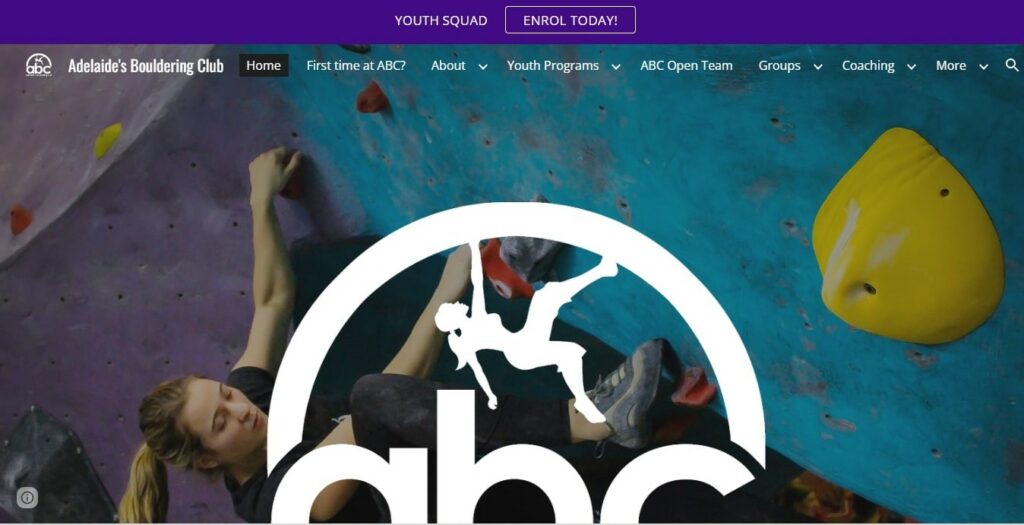 Adelaide's Bouldering Club Homepage