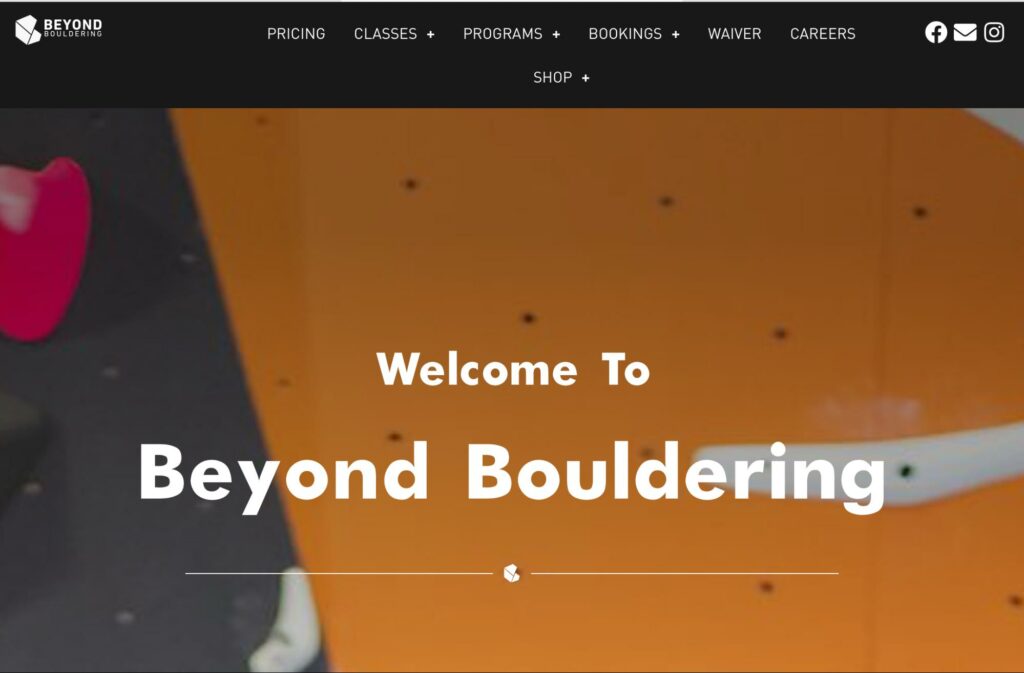Beyond Bouldering Keswick Homepage