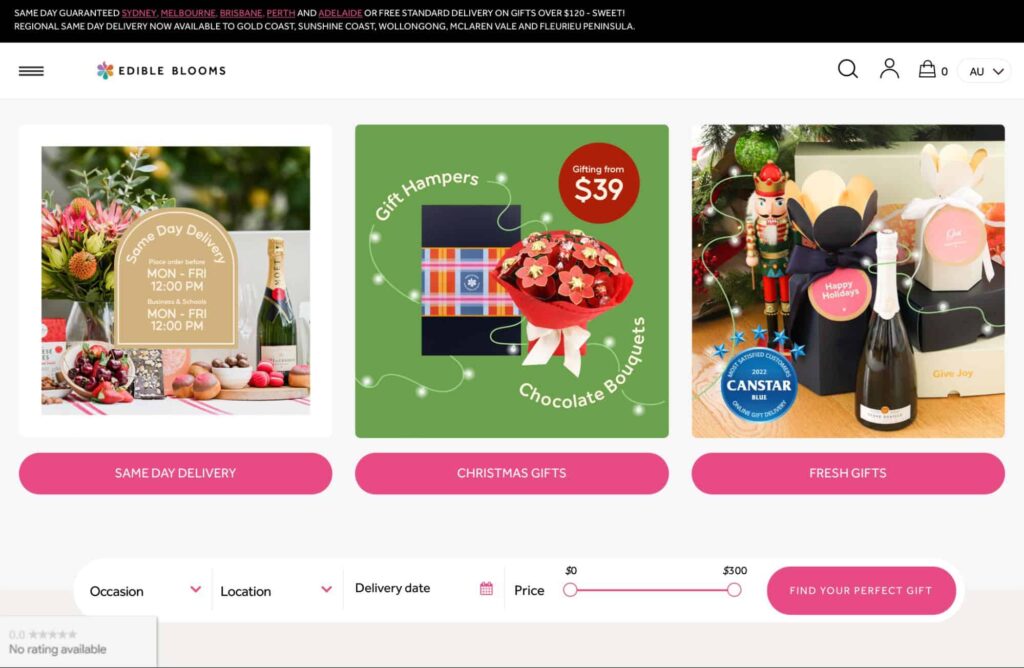 Edible Blooms Homepage