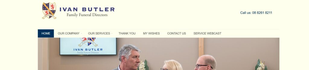 Ivan Butler Funerals Homepage