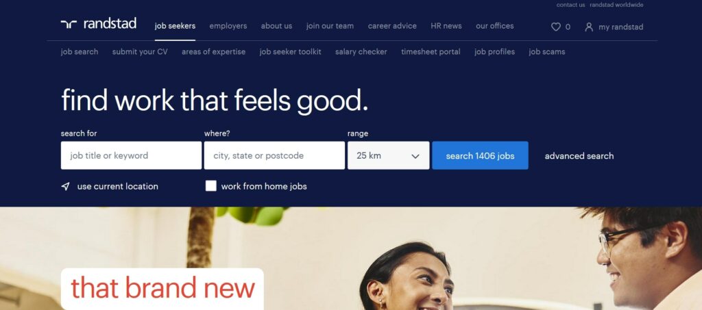 Randstad Recruitment Agency - Adelaide Homepage