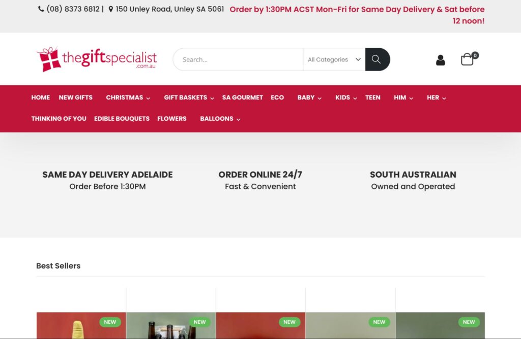 The Gift Specialist Homepage