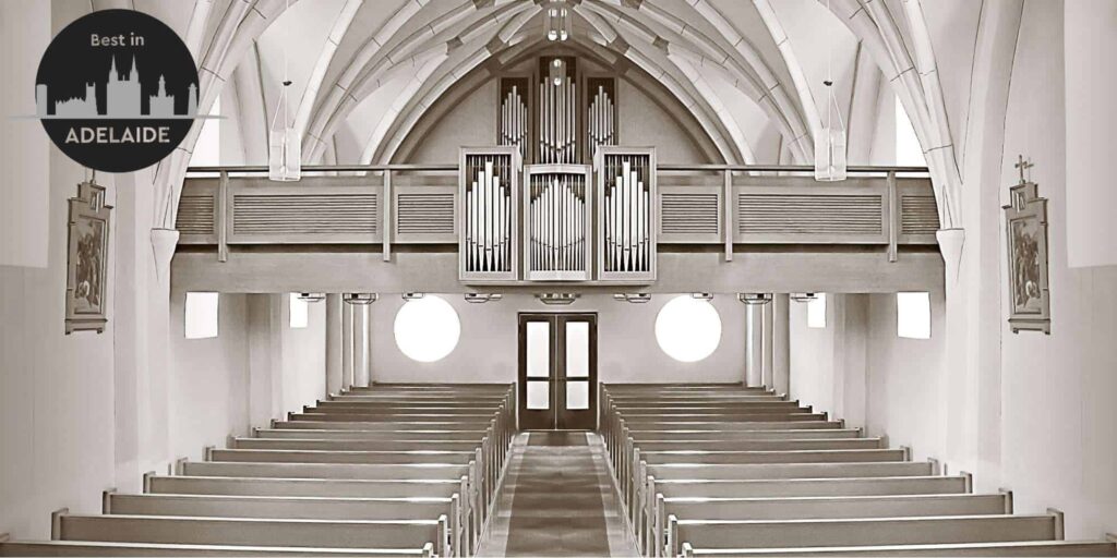 Why does Adelaide have so many churches
