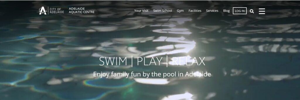 Adelaide Aquatic Centre's Homepage