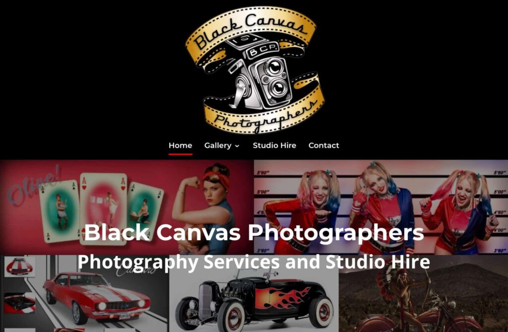 Black Canvas Photographers Homepage