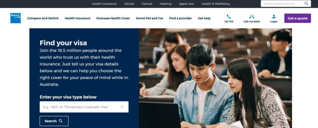 Bupa Adelaide's Homepage