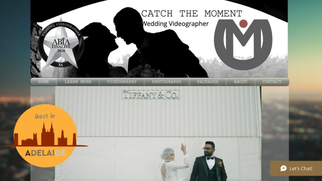 Catch The Moment's Homepage